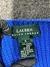 Lauren by Ralph Lauren 100% Cotton Blue Pullover Sweater Size S - photo 7