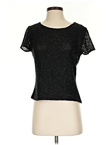 Papell Boutique Evening Short Sleeve Top (view 1)