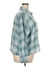 Eddie Bauer Plaid Green 3/4 Sleeve Button-Down Shirt Size 2X - photo 4