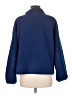 Ann Taylor LOFT 100% Polyester Blue Pullover Sweater Size M - photo 2