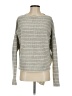 Brochu Walker Stripes Gray Wool Pullover Sweater Size S - photo 1