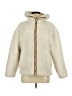Universal Thread 100% Polyester Ivory Faux Fur Jacket Size M - photo 1