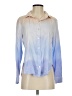 Bella Dahl Color Block Blue Long Sleeve Blouse Size S - photo 1
