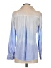 Bella Dahl Color Block Blue Long Sleeve Blouse Size S - photo 2