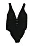 Robin Piccone Black Bodysuit Size 6 - photo 2
