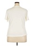 Unbranded Ivory Short Sleeve Henley Size 4X - photo 2