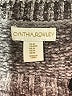 Cynthia Rowley TJX 100% Polyester Metallic Solid Gray Pullover Sweater Size M - photo 7