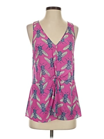 Leifnotes Sleeveless Silk Top (view 1)