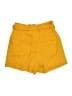 Antonio Melani Solid Yellow Shorts Size 4 - photo 2