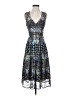 BCBGMAXAZRIA 100% Polyester Print Blue Purple Cocktail Dress Size 0 - photo 1