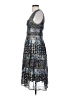 BCBGMAXAZRIA 100% Polyester Print Blue Purple Cocktail Dress Size 0 - photo 5
