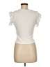 Zara Ivory Short Sleeve Top Size M - photo 2