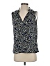 Ann Taylor LOFT Blue Sleeveless Blouse Size S - photo 1