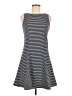 Gap Stripes Gray Casual Dress Size 8 - photo 1