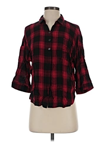 Millibon 3/4 Sleeve Button-Down Shirt (view 1)