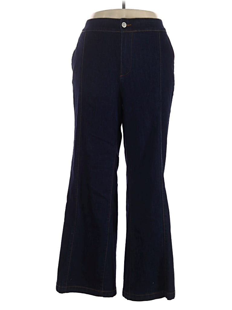 Pre-owned Eloquii Jeggings In Blue