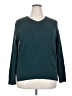 Basic Editions Teal Pullover Sweater Size 3X - photo 1