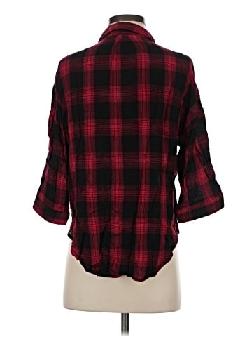 Millibon 3/4 Sleeve Button-Down Shirt (view 2)