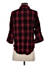 Millibon 100% Rayon Plaid Red 3/4 Sleeve Button-Down Shirt Size S - photo 2