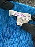 Stella Animal Print Blue Pullover Sweater Size S - photo 7