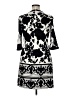 Chetta B Print Black Casual Dress Size 14 - photo 2