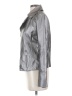Boston Proper 100% Polyurethane Metallic Silver Jacket Size XS - photo 5