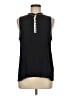 Banana Republic 100% Polyester Black Sleeveless Blouse Size M - photo 1