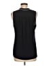 Banana Republic 100% Polyester Black Sleeveless Blouse Size M - photo 2