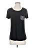 DKNY Gray Short Sleeve Top Size S - photo 1
