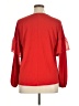 Elle Red Long Sleeve Blouse Size XL - photo 2