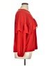 Elle Red Long Sleeve Blouse Size XL - photo 4