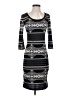 Dereon Argyle Gray Casual Dress Size S - photo 1