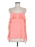 Amanda Uprichard 100% Polyester Orange Sleeveless Blouse Size M - photo 1
