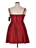 City Studio 100% Polyester Hearts Red Cocktail Dress Size 16 - photo 2