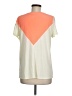 AIKO 100% Viscose Color Block Orange Short Sleeve Top Size M - photo 2