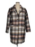 Prettygarden 100% Polyester Plaid Gray Coat Size XL - photo 1