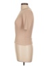 NA-KD Tan Short Sleeve Turtleneck Size S - photo 5