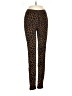 Hi-Line Animal Print Brown Leggings Size XS - photo 1