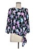Talbots 100% Polyester Black 3/4 Sleeve Blouse Size M - photo 1
