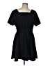 Macaron Solid Black Casual Dress Size L - photo 1