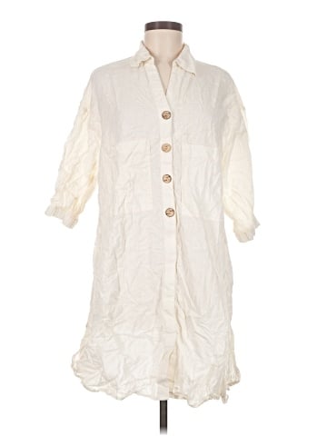 Khaadi 3/4 Sleeve Button-Down Shirt (view 1)