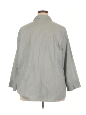 Riders by Lee 3/4 Sleeve Button-Down Shirt (view 2)