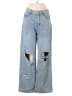 Unbranded Hearts Blue Jeans Size XS - photo 1