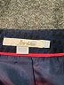 Boden Chevron-herringbone Blue Formal Skirt Size 4R - photo 4