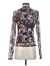 Assorted Brands Floral Black Long Sleeve Blouse Size S - photo 2