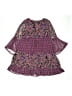 Xtraordinary 100% Polyester Paisley Purple Dress Size 8 - photo 2