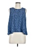 Simply Styled 100% Polyester Blue Sleeveless Blouse Size M - photo 1