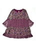 Xtraordinary 100% Polyester Paisley Purple Dress Size 8 - photo 1