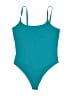 Parade Solid Teal One Piece Swimsuit Size L - photo 1