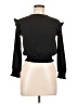 H&M Black Long Sleeve Blouse Size 12 - photo 1